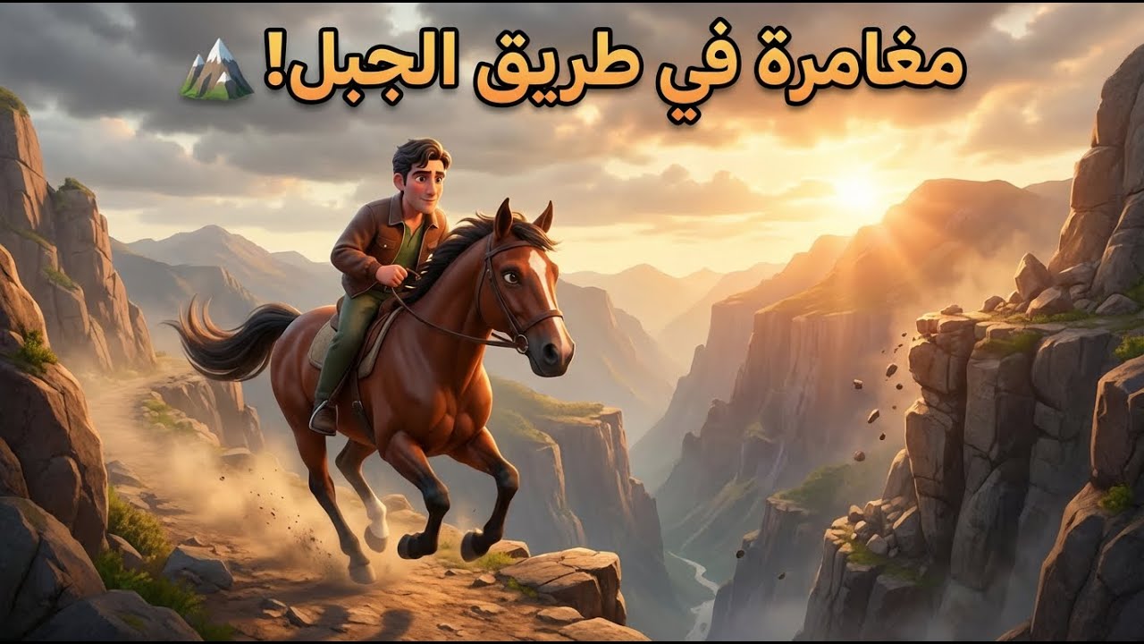 أحمد والحصان في طريق الجبل | مغامرة مشوقة عن الشجاعة والتعاون