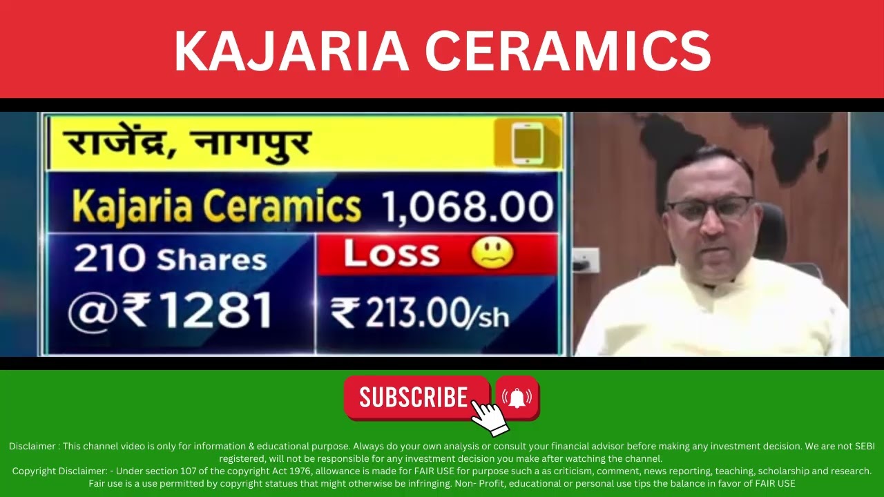 Kajaria Ceramics Share Short term View