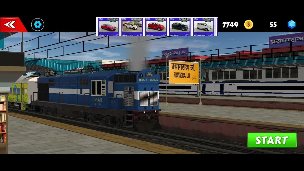 Prayagraj to Kanpur Central Indian trans simulator Diesel tank