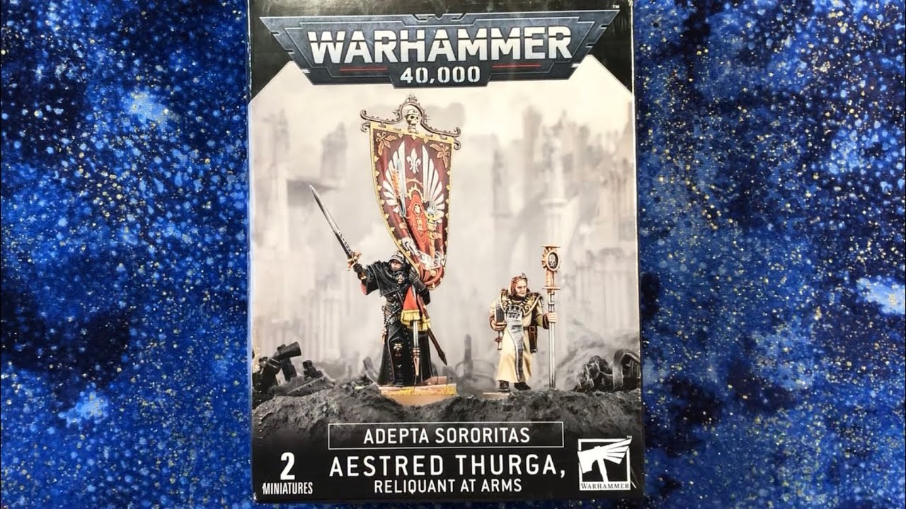 ASMR Warhammer 40K Aestred Thurga and Agathae Dolan Sisters of Battle Unboxing and Assembly