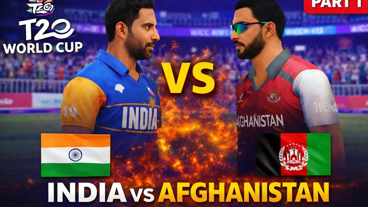 INDIA Vs AFGHANISTAN E| T20 World Cup Match 1 | FullGameplay | Part 1