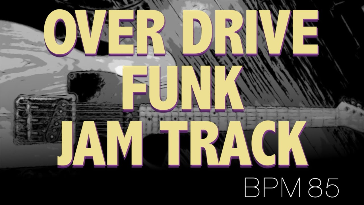 OverDrive Funk Backing track in Gm (G Dorian)