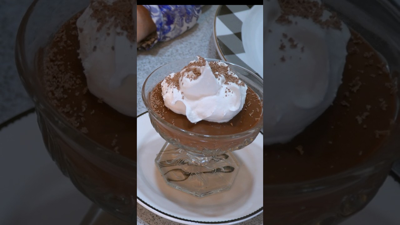 Taste just like Reese's!! -- chocolate peanut butter pudding recipe #recipe #pudding #chocolate