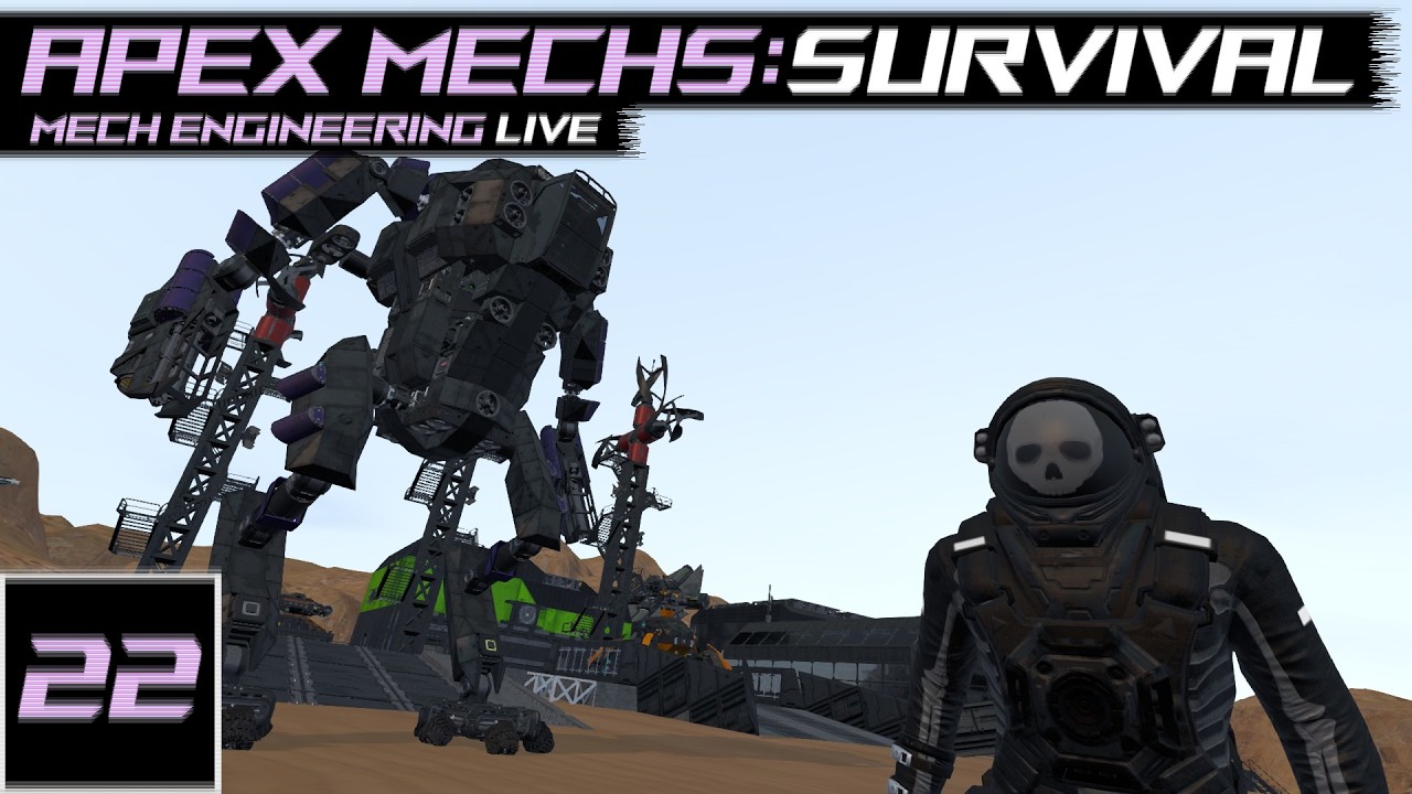 🤖 Apex Mechs:Survival 🤖 [EP.22] | Space Engineers Mech Engineering | Live Stream