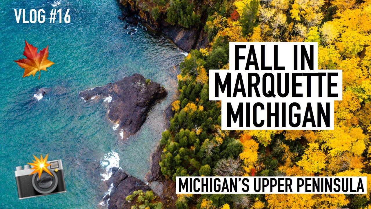 EXPLORING MARQUETTE MICHIGAN IN THE FALL! - NORTHERN MICHIGAN FALL ROAD TRIP