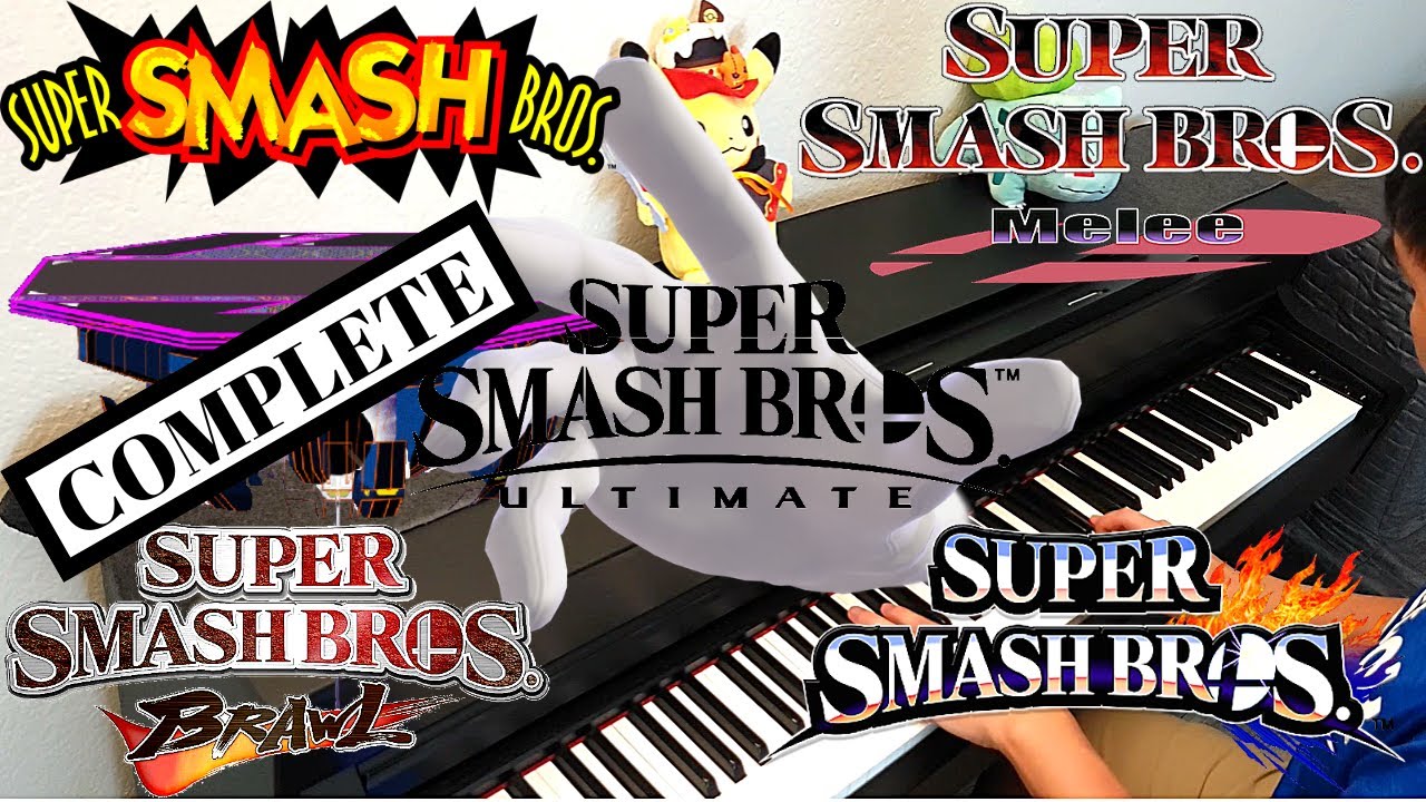 ALL FINAL DESTINATION (N64, Melee, Brawl, Wii U, Ultimate) THEMES - Super Smash Bros. ~ Piano