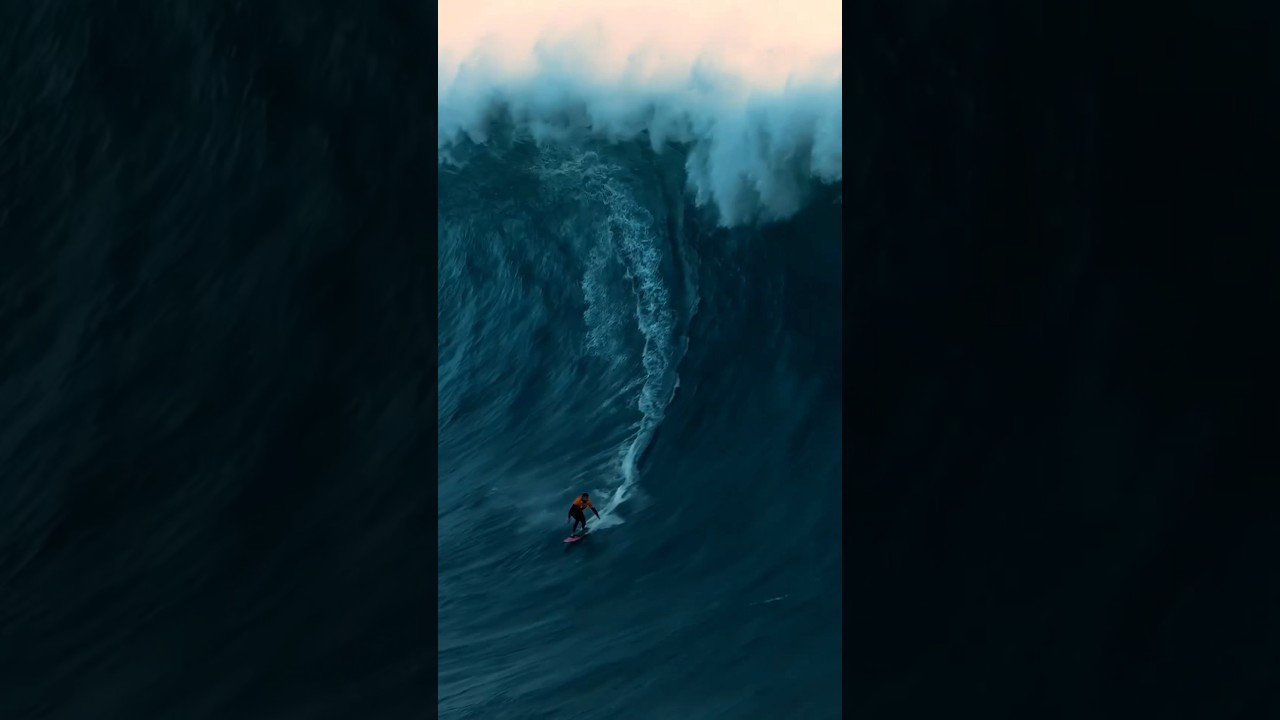 Rafael Tapia at Nazar&eacute;, Portugal 🏄🏼&zwj;♂️⚡️ #bigwavesurfing