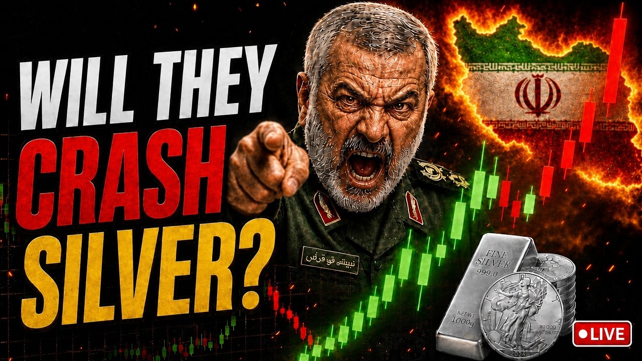 Silver & Gold Smashed as Iran Escalates! LIVE News & Analysis! 📉🚨