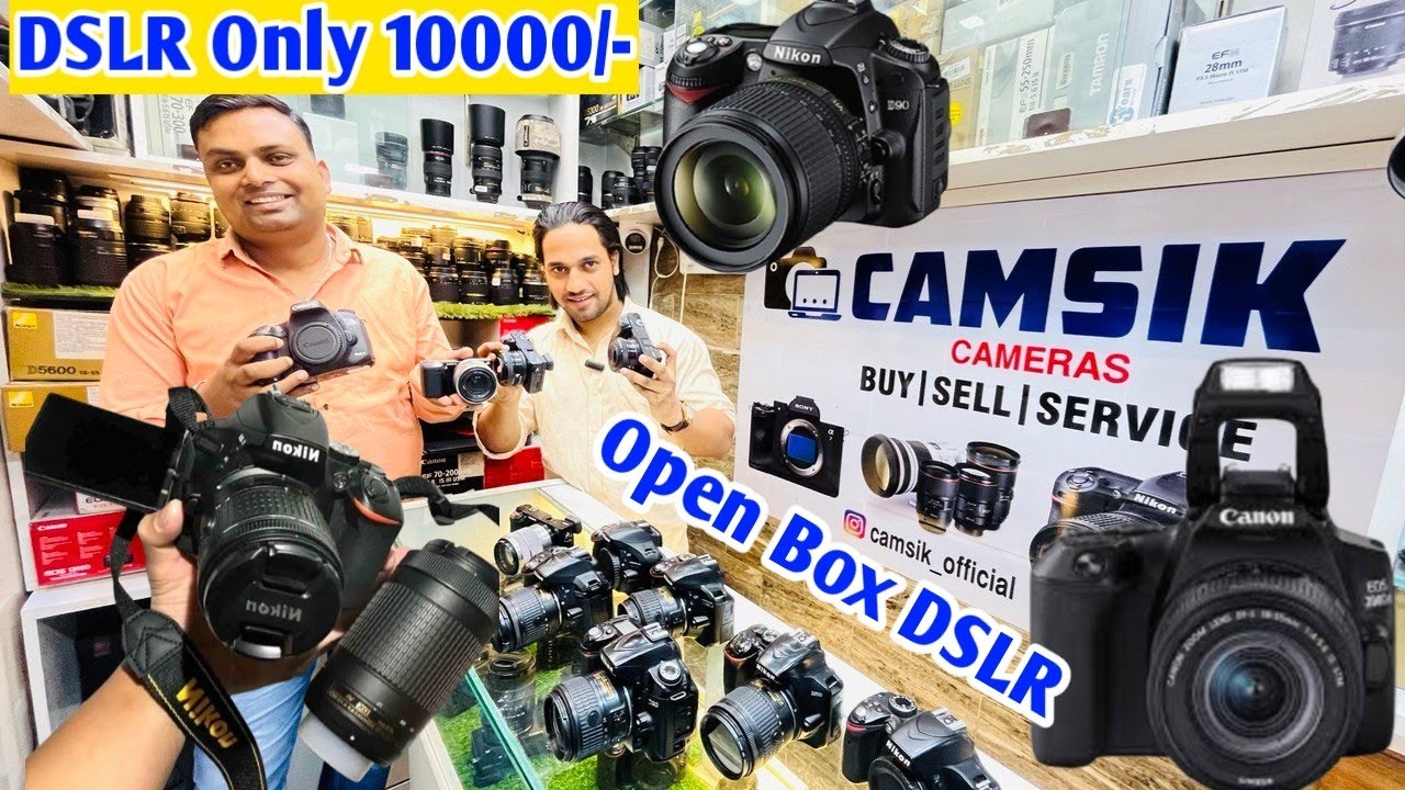 DSLR Camera 10000₹/- | Cheapest Camera Market In Delhi | Chandni Chowk Camera Market In Delhi 2025