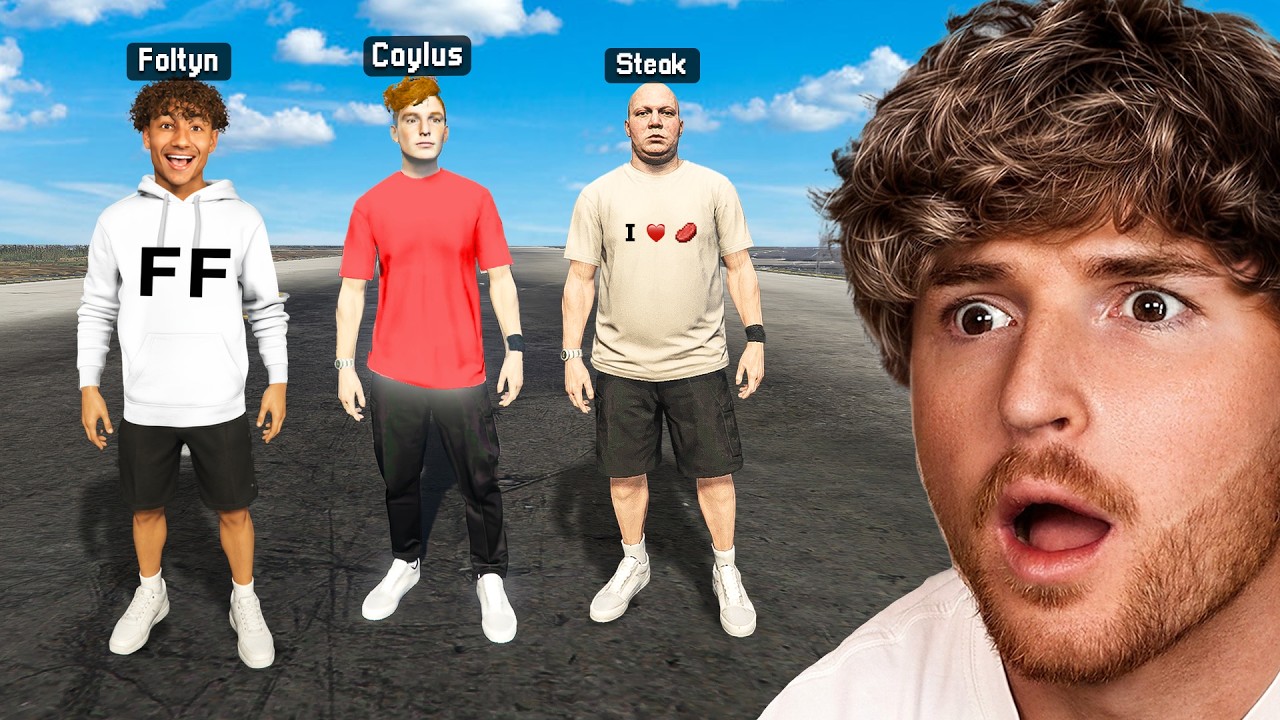 Играем в GTA 5 с ютуберами... (Уморительно!)