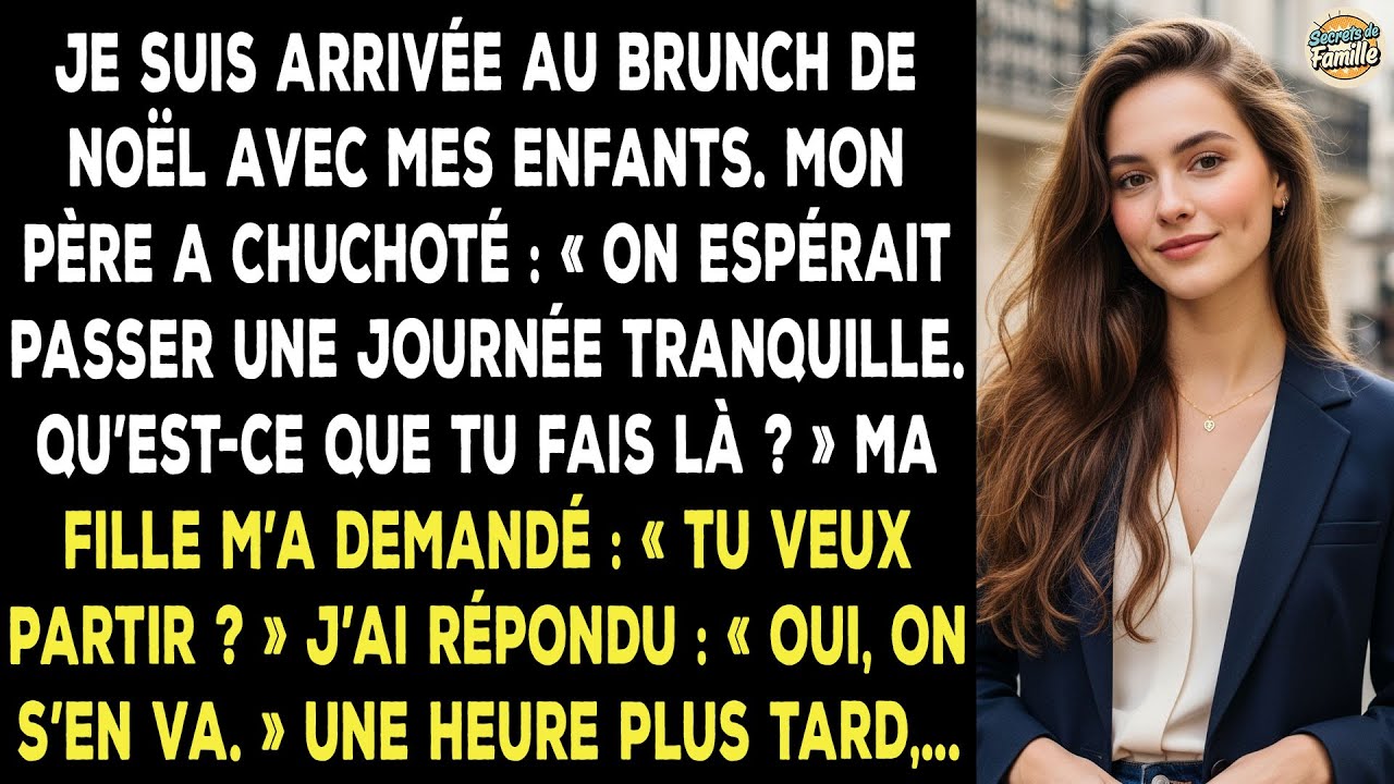 Papa A Glissé : « On Espérait Du Calme », Dès Mon Arrivée Au Brunch De Noël Avec Mes Enfants.
