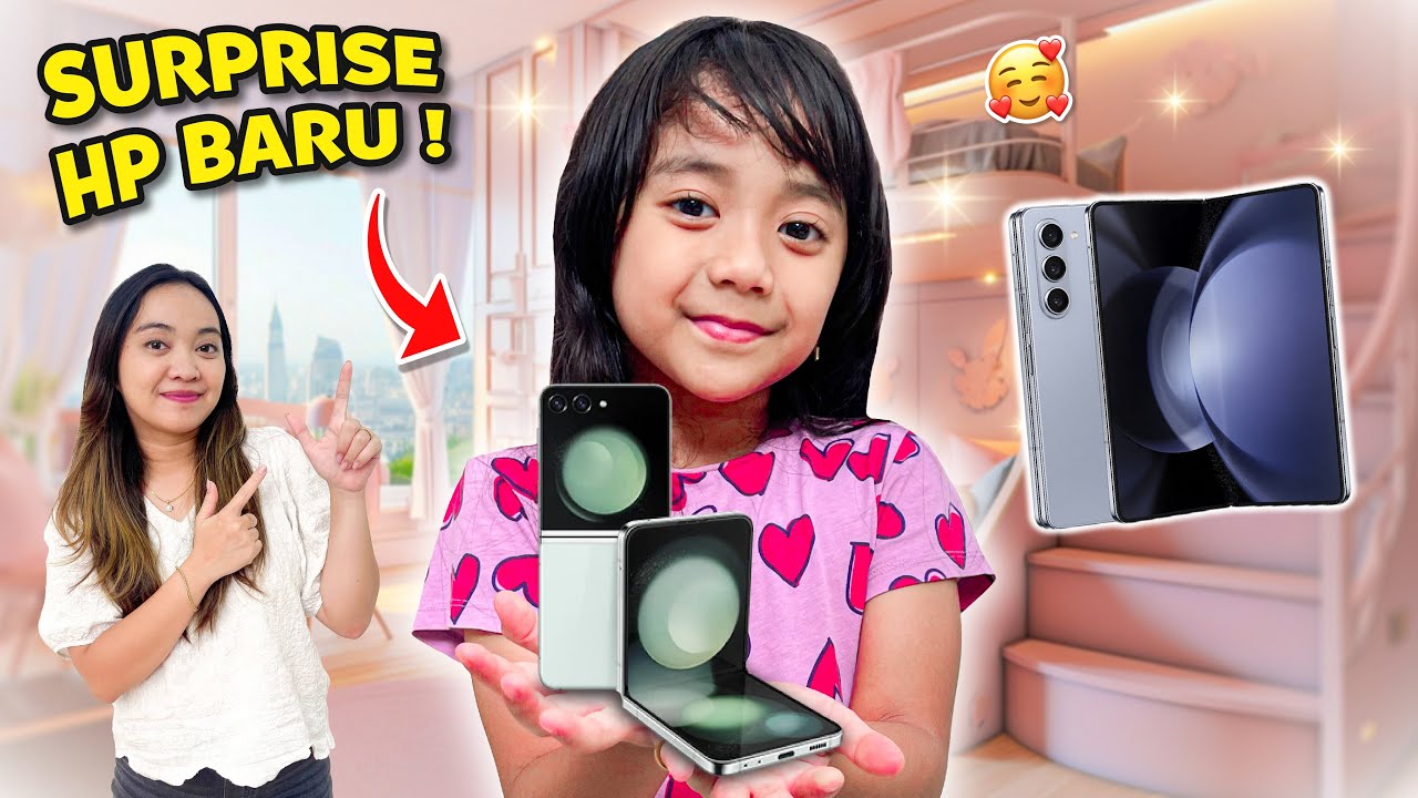 SAMANTHA DAPET SURPRISE HP LIPAT BARU YANG LAGI VIRAL !! DIA SENANG BANGET !!