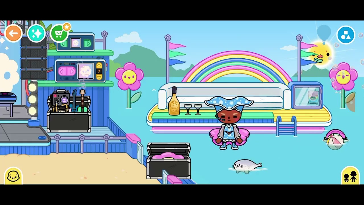 Part 9 Of Teaching You guys How To Make And Decorate Your House in Toca Boca 