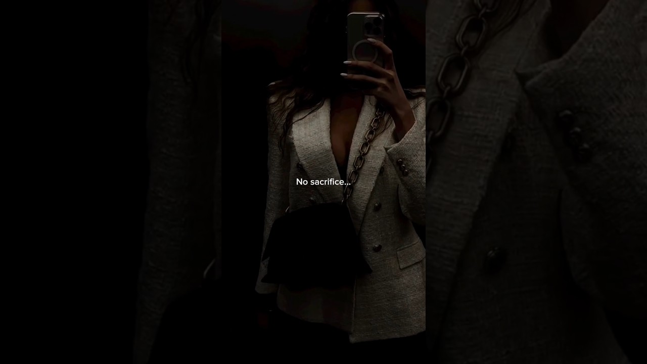 No Sacrifice, No Success!✨🌺#femininepower #motivation #aesthetic #yt #mindset #feminine #grow #viral