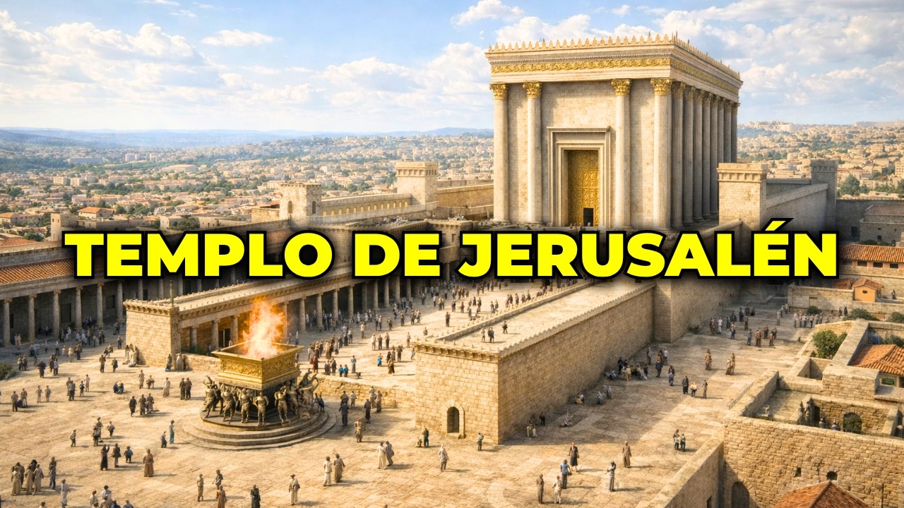 As&iacute; era el Templo de Jerusal&eacute;n antes de su Destrucci&oacute;n (reconstrucci&oacute;n con IA)