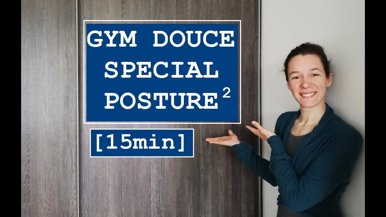 #11Pré- Pilates pour seniors - OSTÉOPOROSE - Posture -Apprendre à se tenir droite [15min](gym douce)