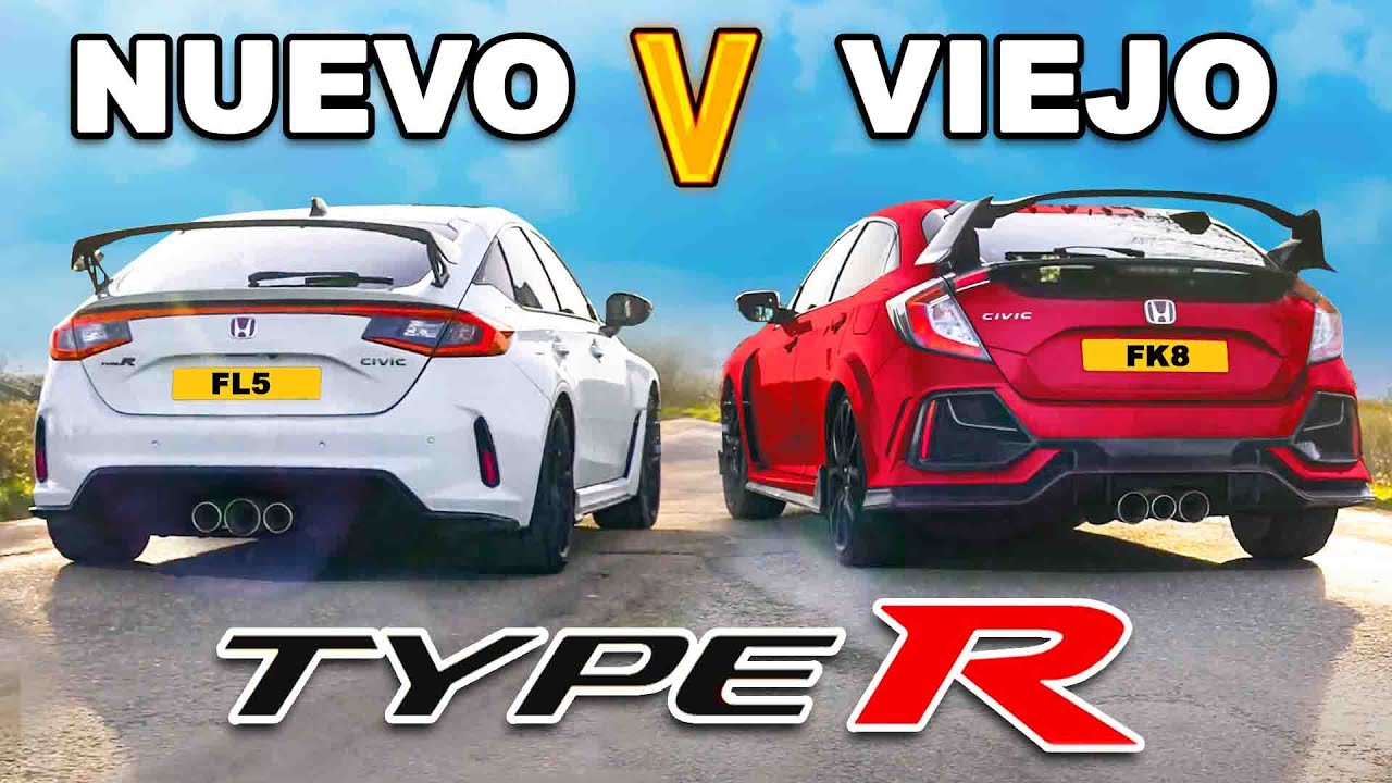 Nuevo vs Viejo Civic Type R: ¡Enfrentamiento definitivo!