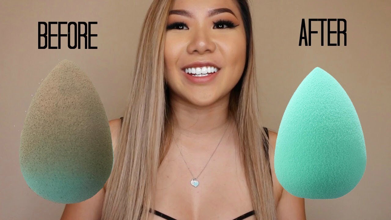 How to clean beauty blender | CLEAN IN 5 MINS!