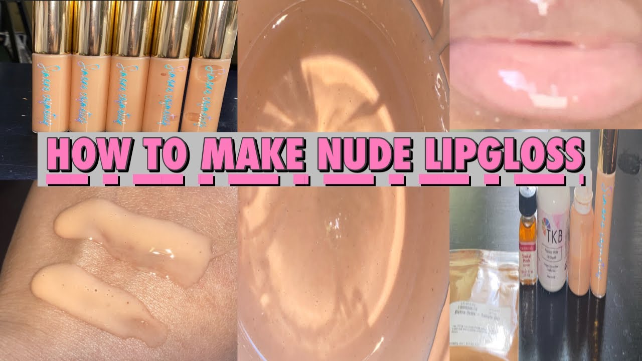 HOW TO MAKE  NUDE LIPGLOSS ! IN DEPTH TUTORIAL  TO PIGMENT LIPGLOSS