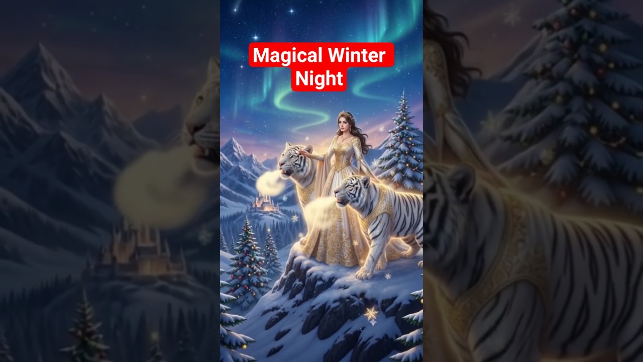 Lonely but Peaceful 🌌 Magical Winter Fantasy Princess 