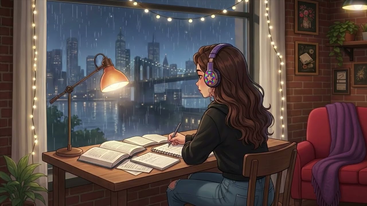 Rainy City Study Lofi Hip Hop – Chill & Rhythmic Beats