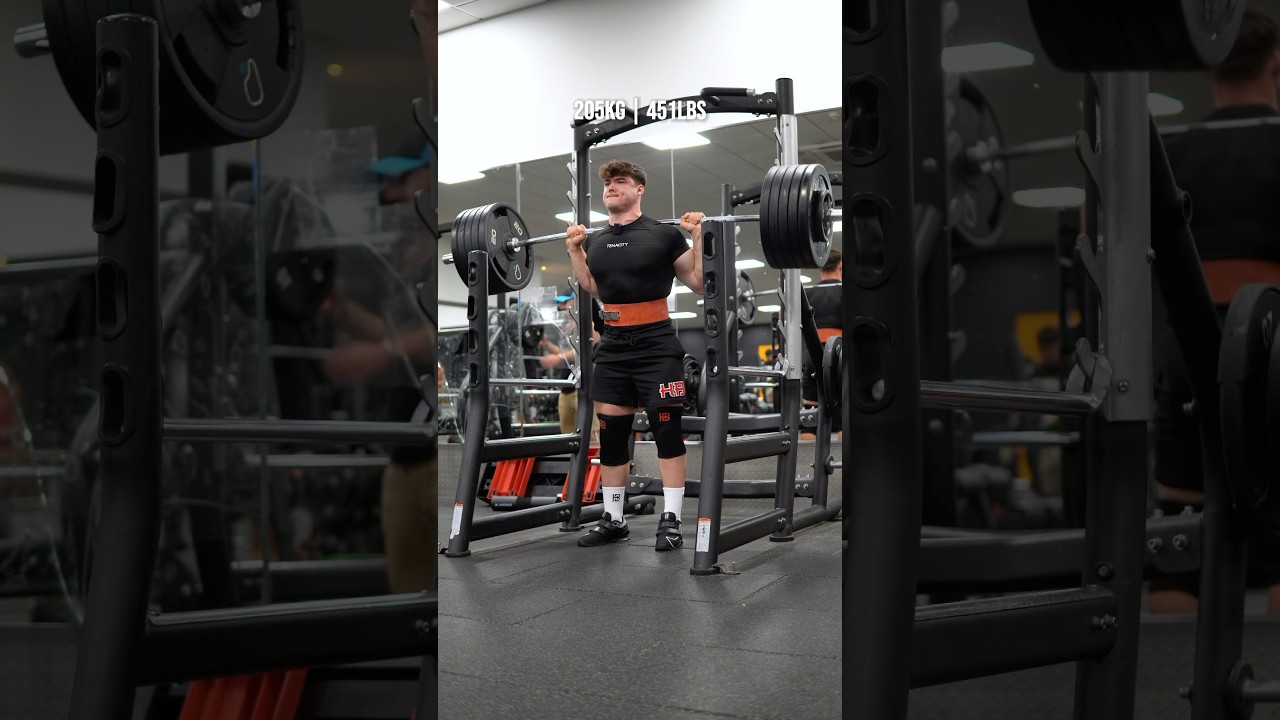 High Bar ATG Squat Build-Up. #shorts #squats