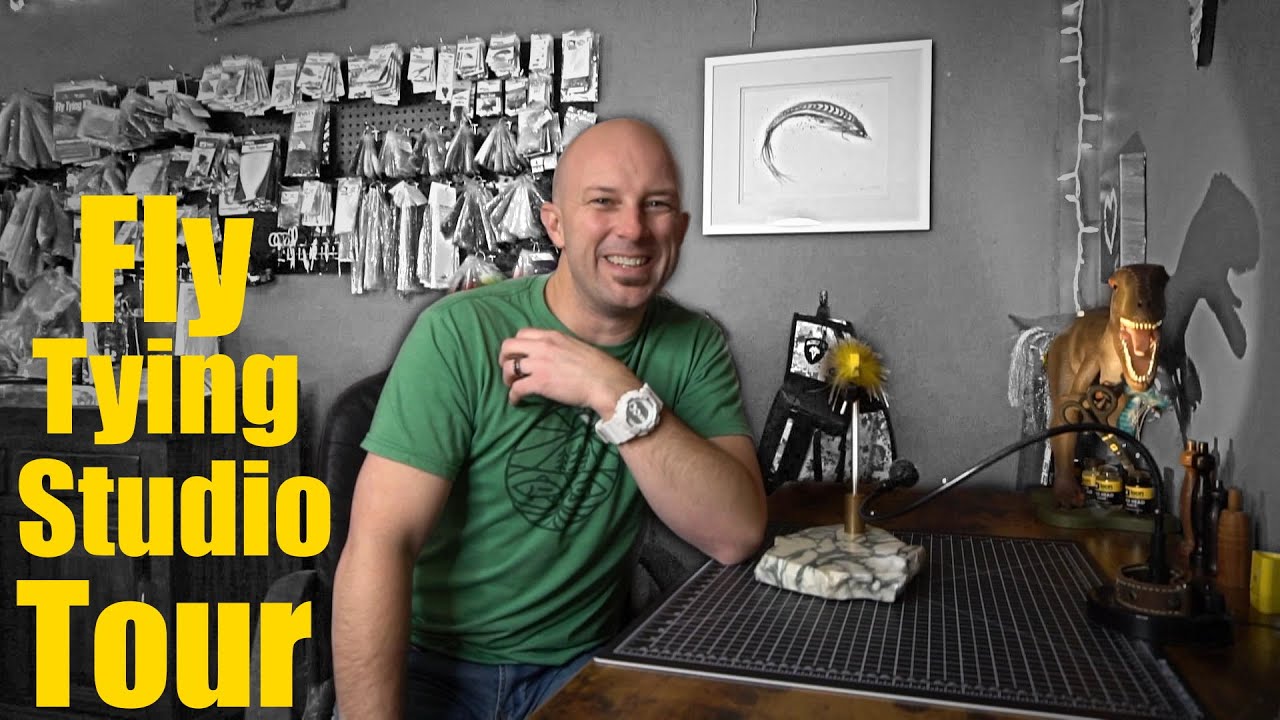 Studio Tour--Fly Tying Desk Setup--Storage!!