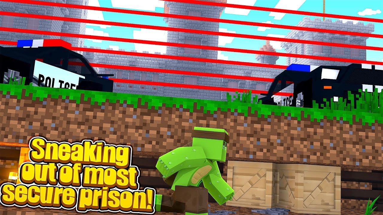 Minecraft - SNEAKING OUT OF THE MOST SECURE PRISON EVER!