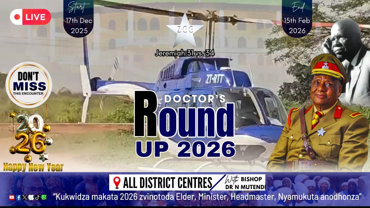 SVONDO NEJERUSAREMA (ROUND UP 2026 ) - SUNDAY 25  JANUARY AT GILSTONE, HARARE