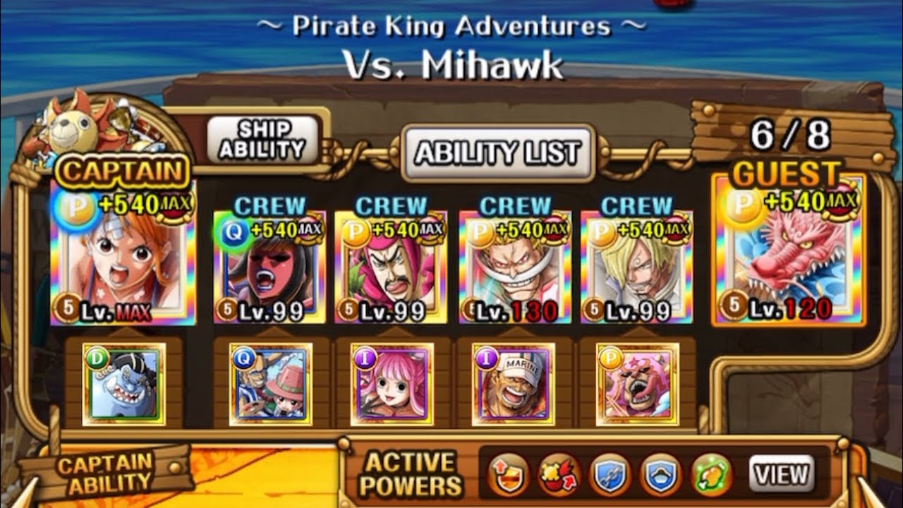 Pirate King Adventures vs Mihawk LV150 - Nami/Momo