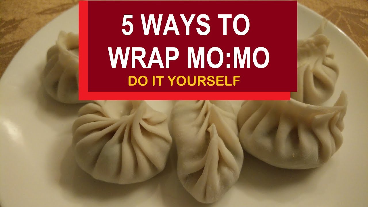 Easy 5 momos shape - how to fold momos