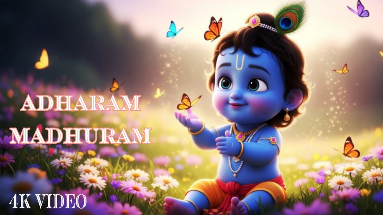 Adharam Madhuram 💙 Shri Krishna Bhajan | Madhurashtakam | Krishna Bhakti Song | Bhakti Prema
