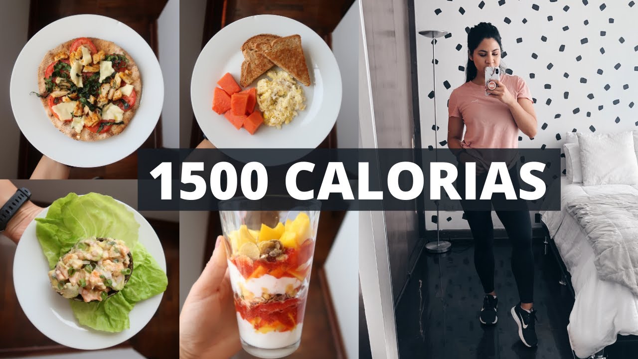 1500 CALORIAS - LO QUE COMO EN UN DÍA | Michela Perleche