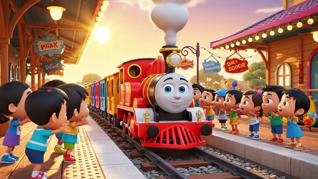 Tiny Train Toy Journey – Cartoon Fun & Adventure!