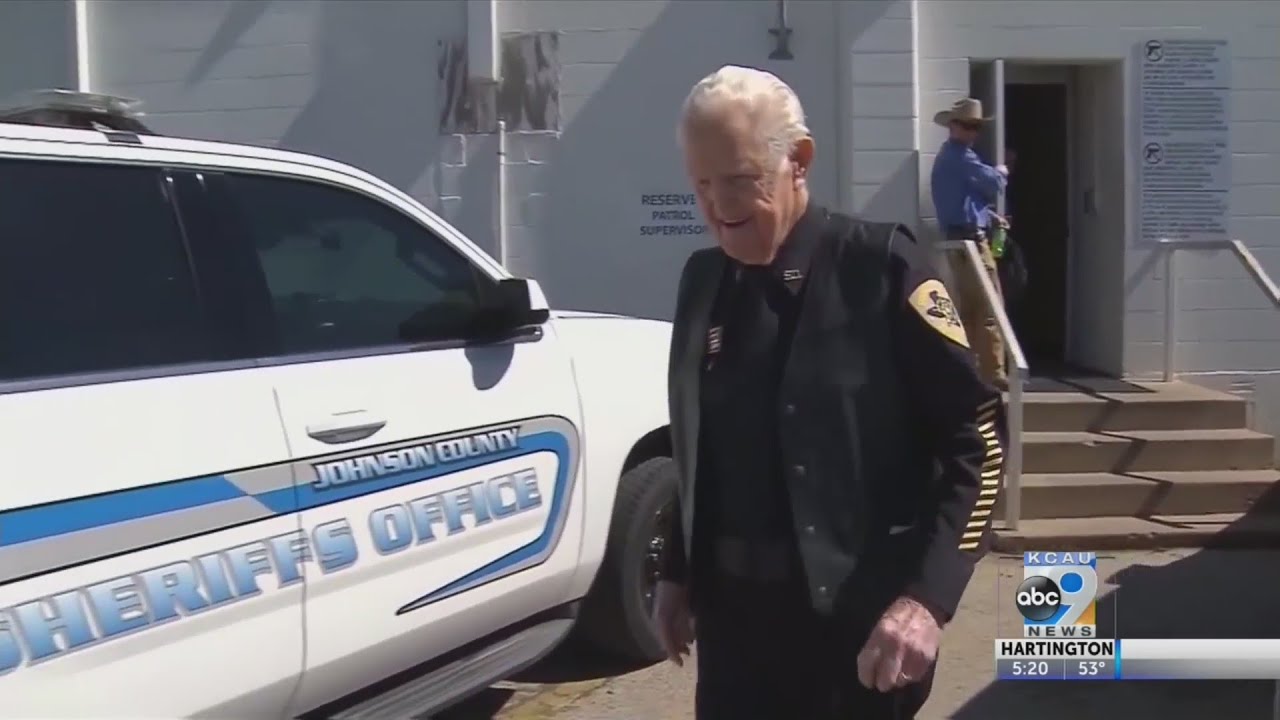 97 Year Old Honored as Oldest Officer