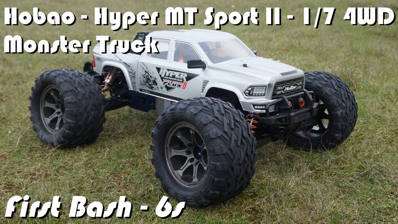 • Hobao - Hyper MT Plus II - 1/7 4WD MT - First bash on 6s •