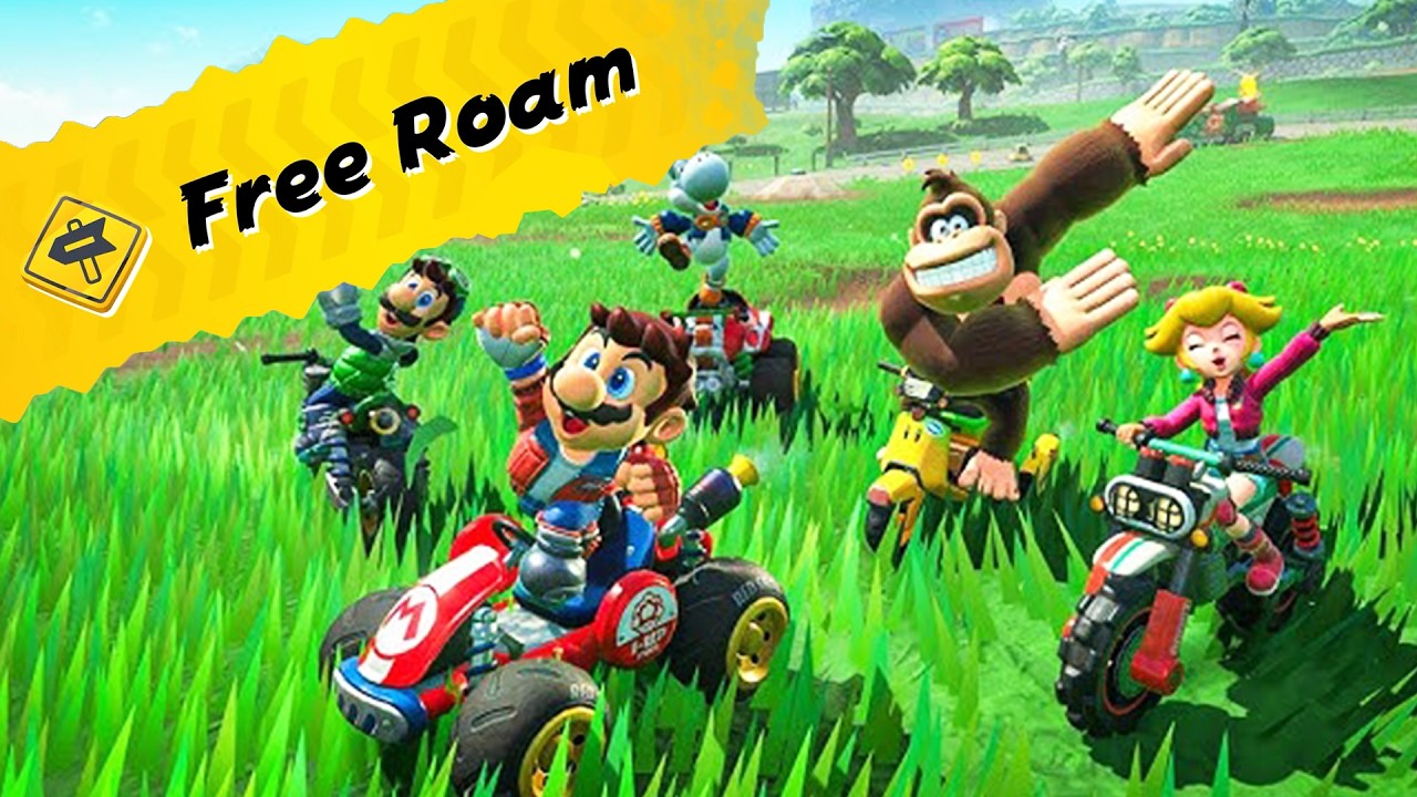 Mario Kart World - Free Roam Gameplay