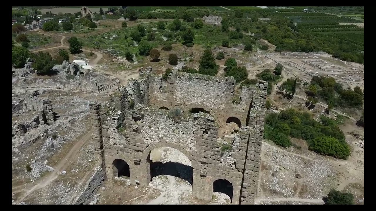 Aspendos Theater Belek Türkei #4k #drone #travel #fliegen #dji #urlaub #avatar #türkei #antalya