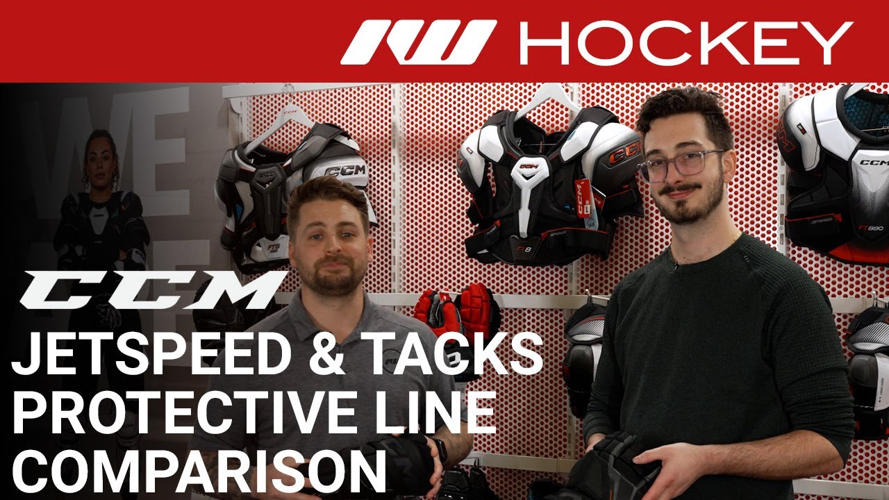 CCM JetSpeed FT8 Pro vs Tacks XF Pro Protective Line Comparison