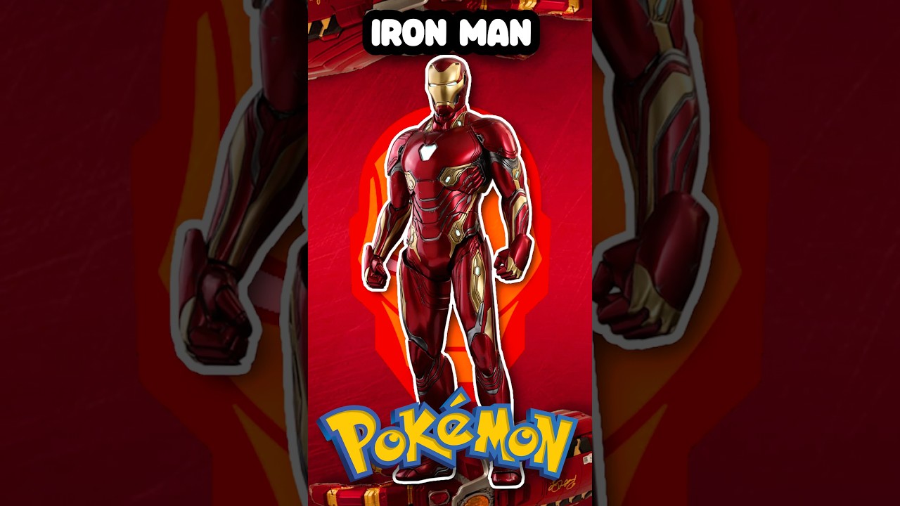 IRON MAN X POKEMON🤖 #pok&eacute;mon #ironman