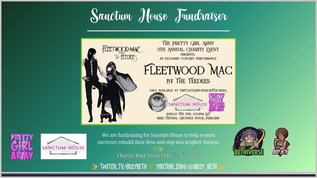 Pretty Girls Army LotRO Babes Charity Feature | Fleetwood Mac by The TeeDees! 🎻🎶