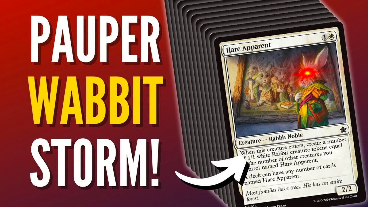 The ONLY Hare Apparent Deck you will ever NEED in MTG PAUPER