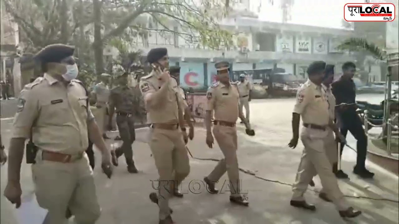 కరీంనగర్ మేయర్ ఎన్నిక: నగరంపై పోలీసు పహారా