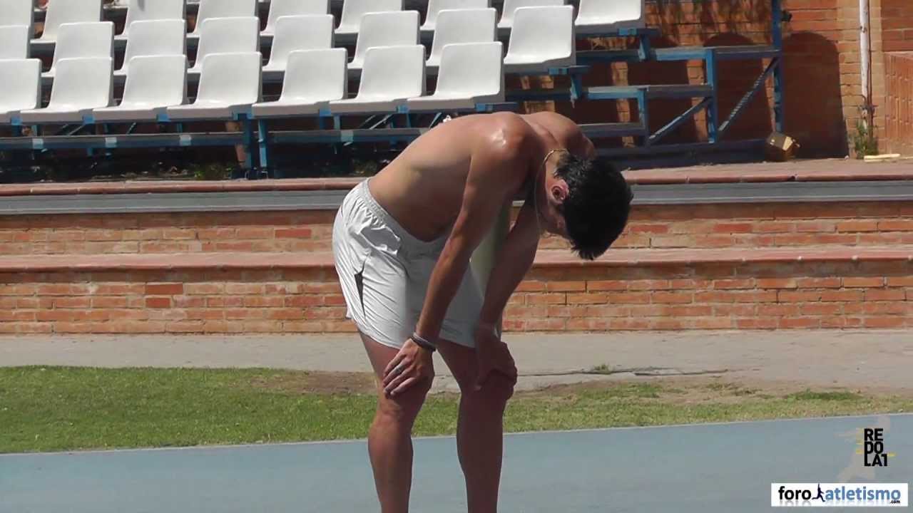 Entrenamiento de series con Antonio Reina