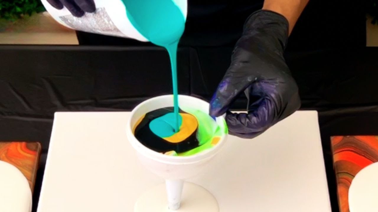 Start Creating Beautiful and Unique Abstract Painting ~ Fun Acrylic Pouring!