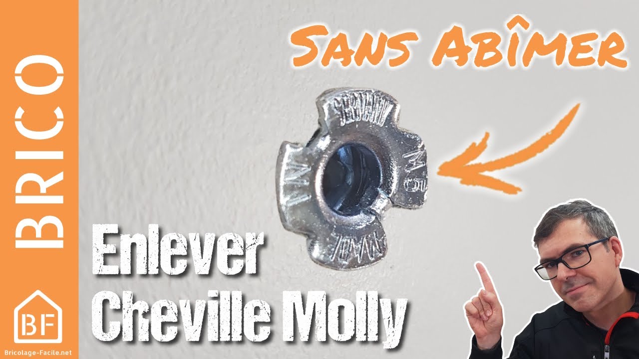 Comment enlever une cheville Molly en toute simplicité et sans abîmer le Placo !