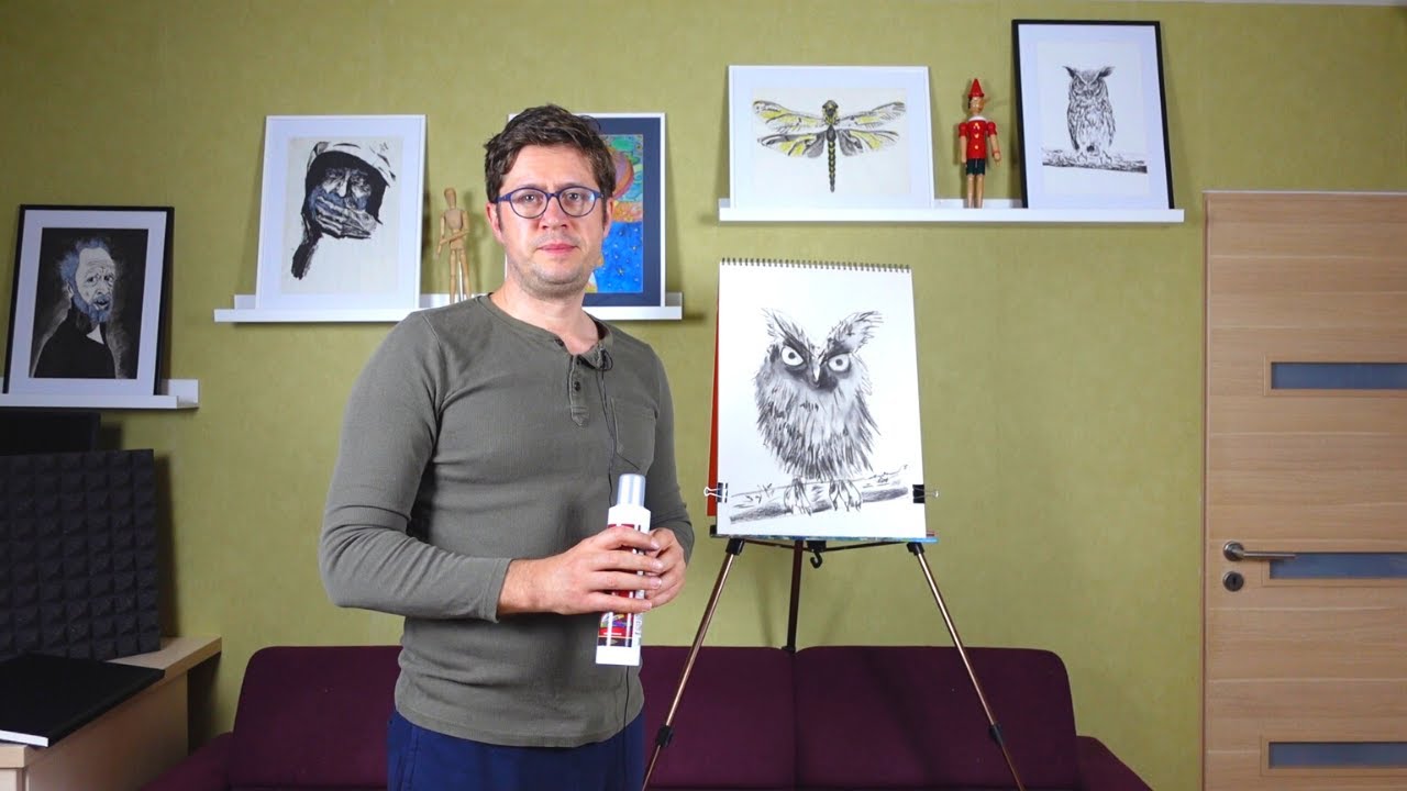 Why charcoal? - How to draw an owl