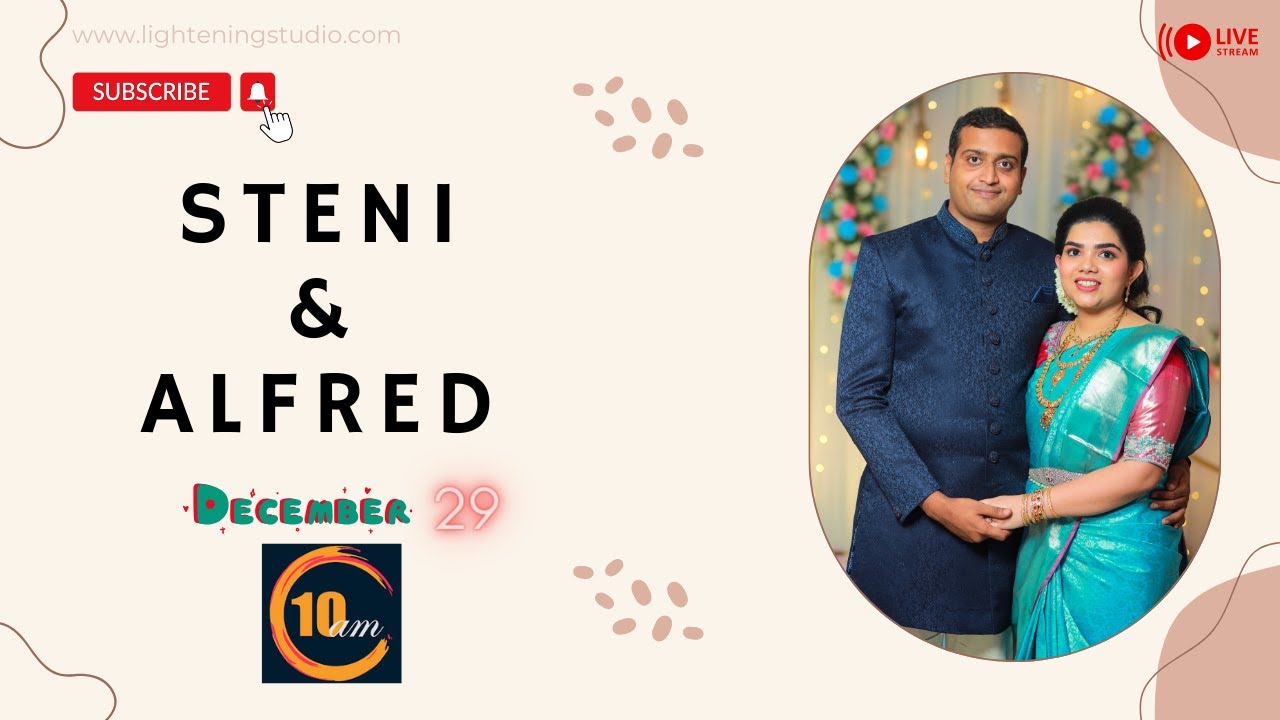 STENI & ALFRED || WEDDING LIVE STREAMING || 29 DEC 2023 #weddinglivestream