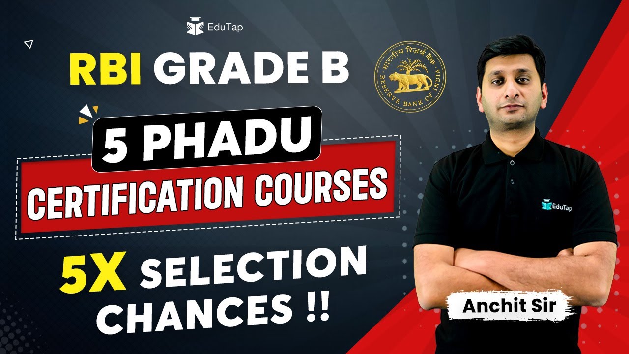 Best Certification Courses for RBI Exam | RBI Grade B Preparation | RBI Interview Guidance | EduTap