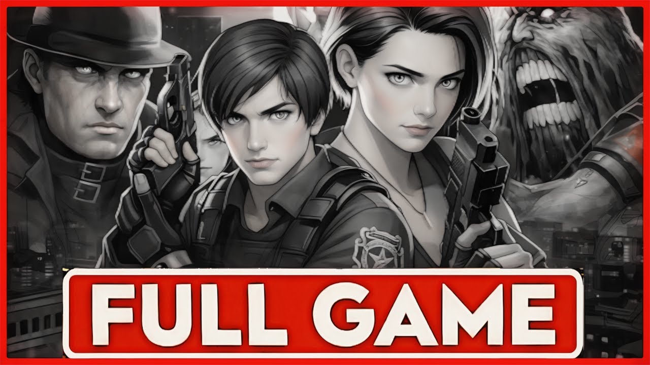 Resident Evil 2D Arcade Bootleg  Normal Mode 4Players Co-Op +Download!!! OpenBOR Cheatrun [067]